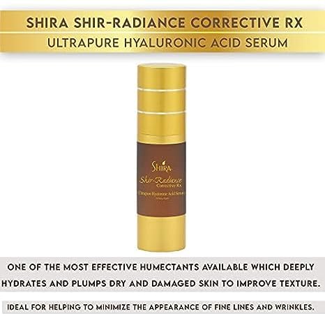 Shir-Radiance Corrective RX Ultrapure Hyaluronic Acid Face Serum For Anti-Aging Skin Nutrients Nourished And Hydrated Skin (30ML)-GlimoraGlow