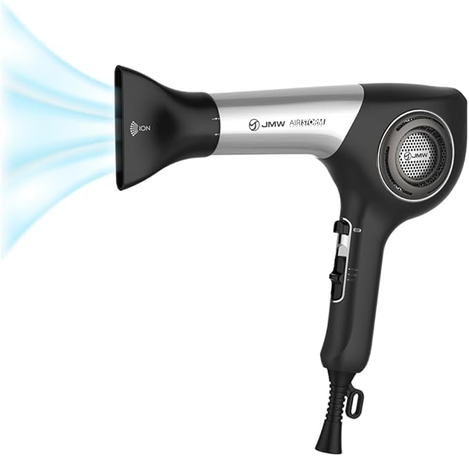 JMW Korean Professional Salon Hair Dryer AIR Storm-1600W BLDC, Fast Drying, Powerful Cold Wind, Lightweight, Quiet and Long-Lasting-GlimoraGlow