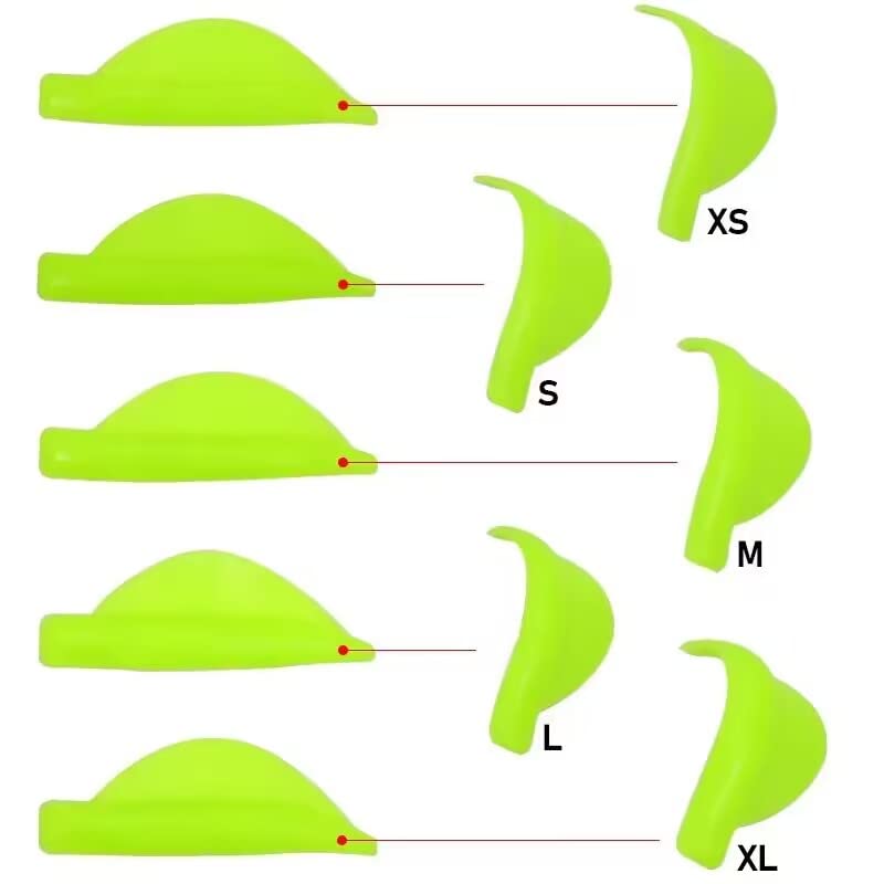 Eyelash Perm Pads Lash Lift Rods Eyelash Perm Silicone Pads 5 Sizes Reusable Soft Lash Lift Pads Shield for Different Length Eyelashes Perfect Lifting (Lemon Yellow)-GlimoraGlow