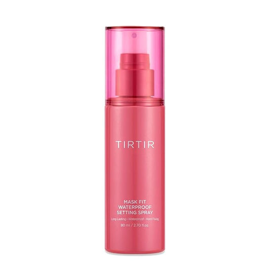 TIRTIR Waterproof Setting Spray – 24 Hour Long Lasting Fix, Sweatproof Water Resistant Makeup Finisher – Ethanol Free, Semi Matte Finish for Oily Skin – Korean Makeup Fixer-GlimoraGlow
