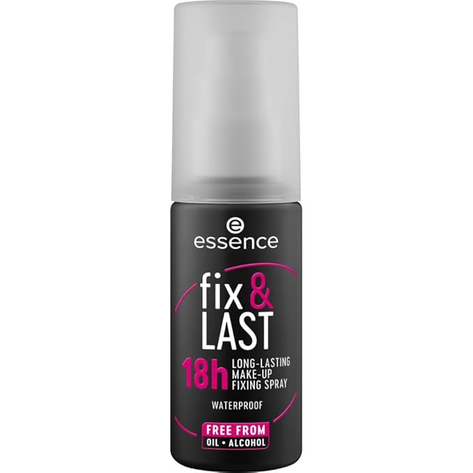 essence | Fix & Last 18H Long-Lasting Makeup Fixing Spray | All-Day Hold & Smudge Proof | Vegan & Cruelty Free-GlimoraGlow