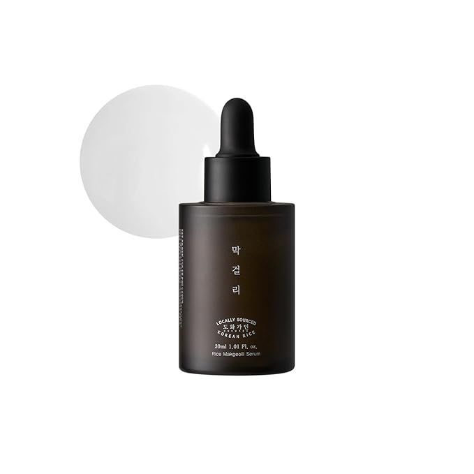 Rice Makgeolli Serum | Made with Domestically Sourced Korean Rice | 30 ml (1.01 Fl Oz) | Korean Skin Care-GlimoraGlow