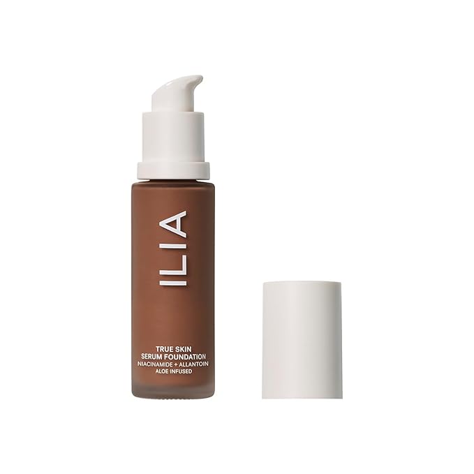 ILIA - True Skin Serum Foundation | Non-comedogenic, Cruelty-Free, Vegan, Weightless Feel, Buildable Coverage, Safe For Sensitive Skin (Macquarie SF13)-GlimoraGlow