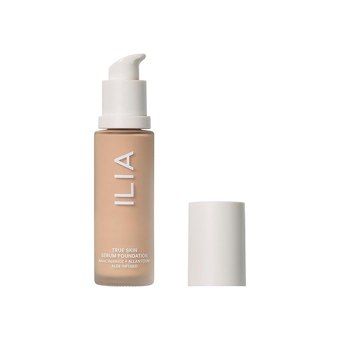 ILIA - True Skin Serum Foundation | Non-comedogenic, Cruelty-Free, Vegan, Weightless Feel, Buildable Coverage, Safe For Sensitive Skin (Texel SF3)-GlimoraGlow