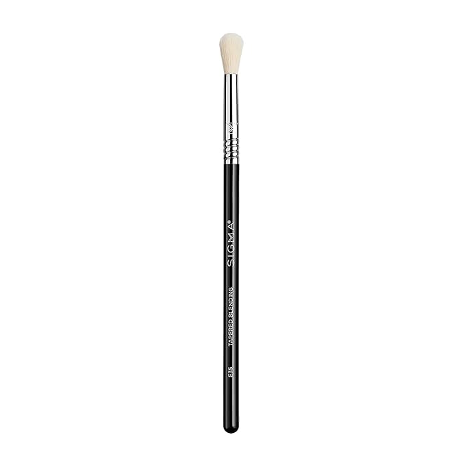 Sigma Beauty Professional E35 Tapered Blending Brush – Professional Eyeshadow Brush for Precision Eyeshadow Blending, Softens Dramatic Edges & Harsh Lines for a Well Blended Effect (1 Brush)-GlimoraGlow