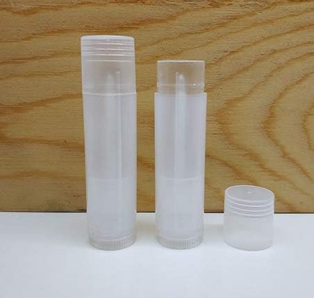 12 Pieces Clear Plastic Empty Lip Balm Tubes Containers DIY Lip Balm Lip Gloss Tube Pipe Bottle-GlimoraGlow