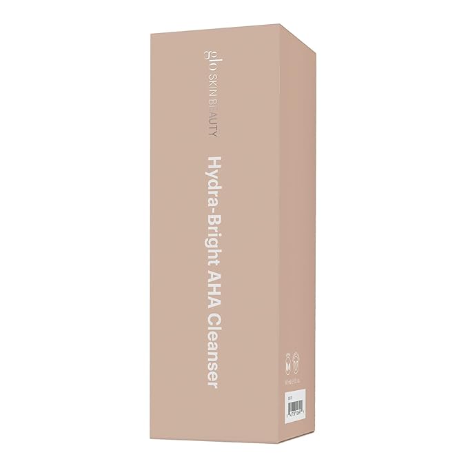 Glo Skin Beauty Hydra-Bright AHA Cleanser, Travel Size - Foaming Gel Cleanser Removes Makeup, Gently Exfoliates, Hydrates and Brightens Skin (2 Fl Oz)-GlimoraGlow