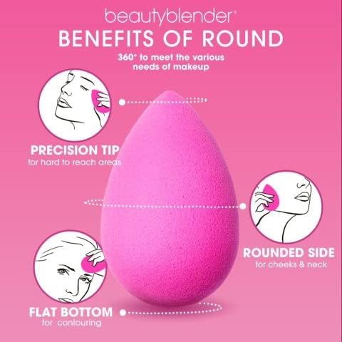 Beautyblender® | Nova Beauty Blender Makeup Sponge, Super-Soft Foam Easily Blends Foundations, Powders & Creams, Made in USA, Reusable, Washable, Streak Free Application, Vegan, Cruelty Free-GlimoraGlow