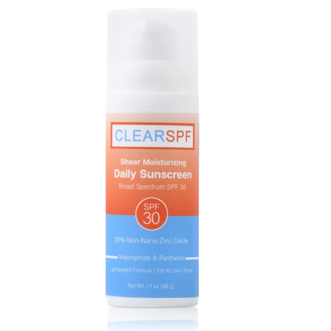 ClearSPF Daily Moisturizing Sunscreen (Sheer)-GlimoraGlow