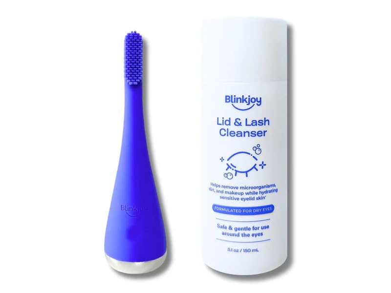 Lid & Lash Cleanser + Electric Eyelid Brush Bundle | Daily Eyelid and Lash Hygiene Kit for Dry Eyes, Demodex, Blepharitis, Makeup Removal-GlimoraGlow