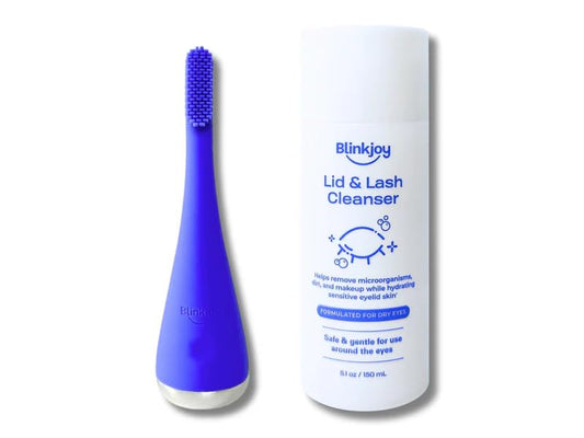Lid & Lash Cleanser + Electric Eyelid Brush Bundle | Daily Eyelid and Lash Hygiene Kit for Dry Eyes, Demodex, Blepharitis, Makeup Removal-GlimoraGlow