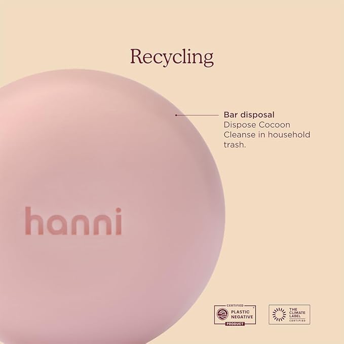 HANNI Cocoon Cleanse Serum with Shea Butter, Soap-Free Body Wash and Shaving Cream Replacement, Hydrating Cleanser with Eucalyptus, 3.7 oz-GlimoraGlow