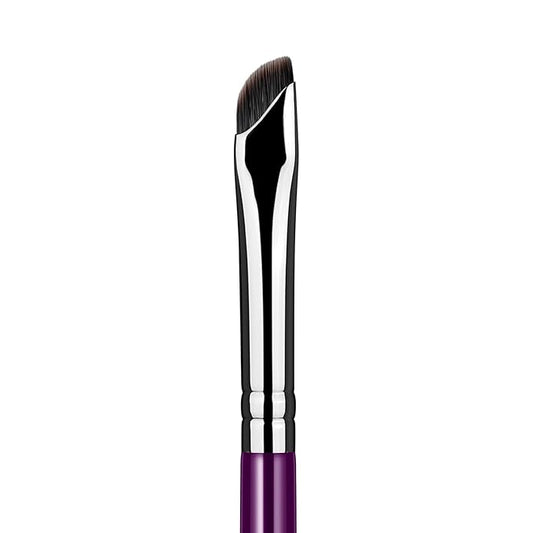 Eyeliner Brush, EIGSHOW Sickle Angled Gel Eyeliner Makeup Brush for Precise Eye Liner, Eyebrow, Eyelid with Ultra Thin Vegan Bristles (E865 Purple)-GlimoraGlow