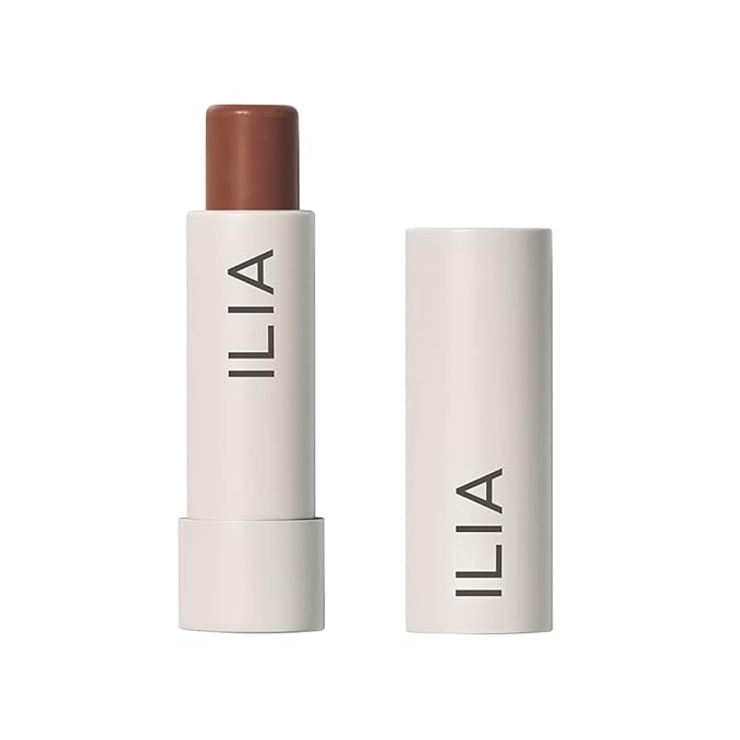 ILIA - Balmy Tint Hydrating Lip Balm | Non-Toxic, Cruelty-Free, Moisturizing + Sheer, Buildable Lip Color (Faded, 0.15 oz | 4.4 g)-GlimoraGlow