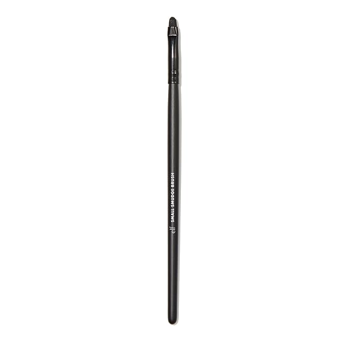 e.l.f. Small Smudge Brush for Precision Eyeshadow and Eyeliner, Synthetic-GlimoraGlow