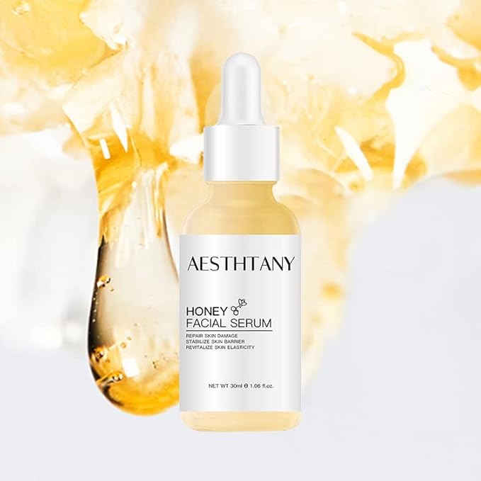 Honey Hyaluronic Acid Face Serum, 30ml / 1.06 fl.oz | Honey Purity 30% | Vit E - Anti Aging Facial Serum for Skin Care | Face Serum for Women | for All Skin Type-GlimoraGlow