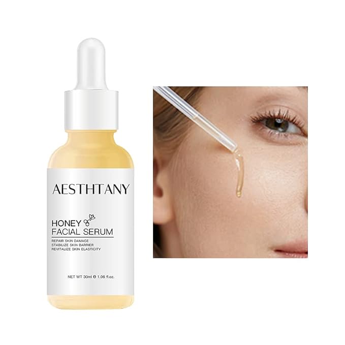 Honey Hyaluronic Acid Face Serum, 30ml / 1.06 fl.oz | Honey Purity 30% | Vit E - Anti Aging Facial Serum for Skin Care | Face Serum for Women | for All Skin Type-GlimoraGlow