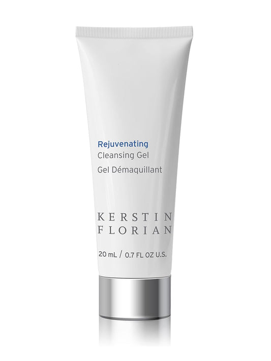 Kerstin Florian Rejuvenating Cleansing Gel | Travel Size | Gentle Face Wash Cleanser and Makeup Remover for Women | Gentle Formula Removes Dirt & Oils to Clarify and Brighten Skin, .7 fl oz-GlimoraGlow