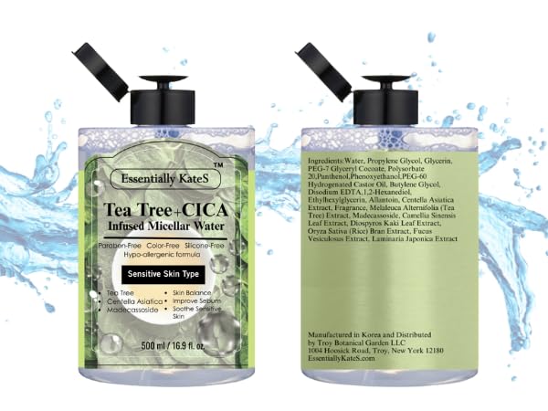 Micellar Water 500ml (16.9 Fl oz), a Jumbo size, Effectively Removes Eye & Face Make-up, No Oil and No Alcohol - Very Moisturizing and Not Painful, a Korean Skin Care-GlimoraGlow