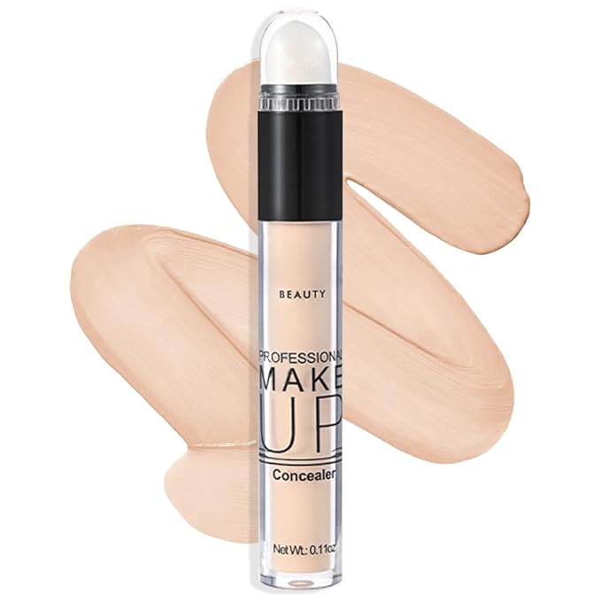 1 Pack Liquid Foundation Cream for Face Makeup,Durable Full Coverage Matte Concealer Make Up,Oil Control & Waterproof Base Primer -0.35 Fl.Oz (01#)-GlimoraGlow