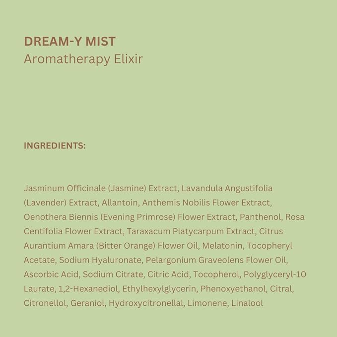 Pixi Beauty Dream-y Mist | Elixir Facial Mist | Help Hydrate & Preserve Skin with Jasmine, Lavender, Chamomile, 80ml-GlimoraGlow