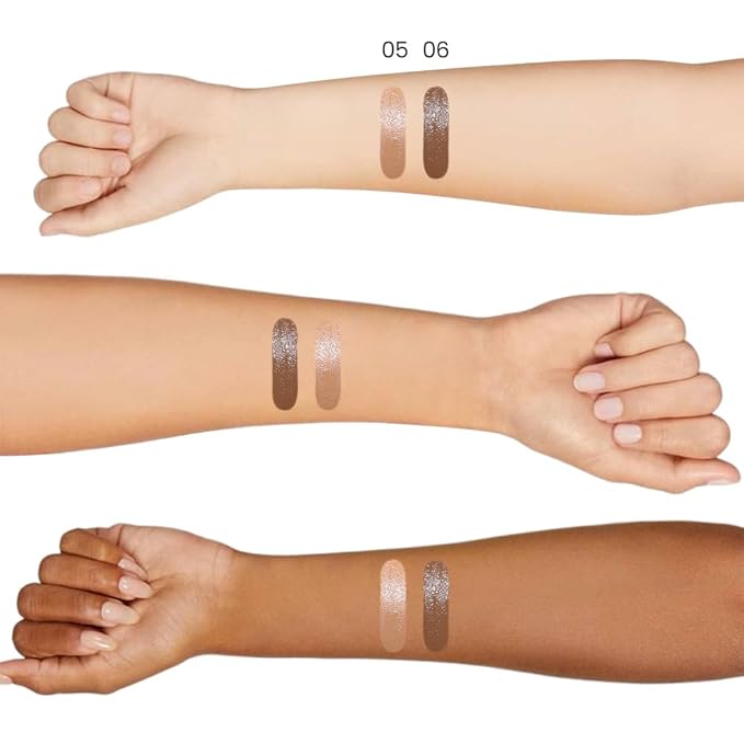 2 Pack Liquid Foundation Cream for Face Makeup,Durable Full Coverage Matte Concealer Make Up,Oil Control & Waterproof Base Primer -0.35+0.35 Fl.Oz (05+06#)-GlimoraGlow