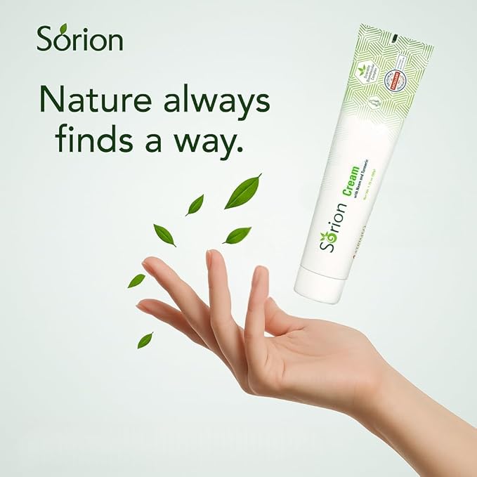 Sorion Cream - Herbal Moisturizer for Dry, Itchy, Flaky Skin with Coconut Oil, Neem, Turmeric and Pala Indigo Plant Skincare-GlimoraGlow