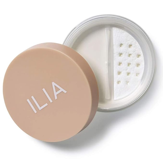 ILIA - Soft Focus Finishing Powder | Non-Toxic, Vegan, Cruelty-Free, Talc-Free, Lightweight + Long Lasting for All Skin Types (0.32 oz | 9 g)-GlimoraGlow