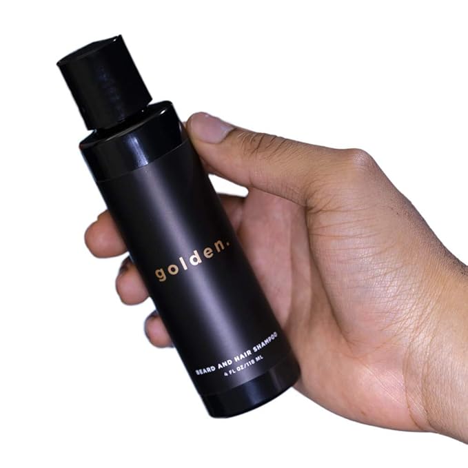 Golden Grooming Co. 3-in-1 Men's Body Wash - Hair & Beard Shampoo - Cleanses, Hydrates, Softens - Body Wash for All Skin Types - Refreshing Scent - 4FL Oz (Pack of 2)-GlimoraGlow