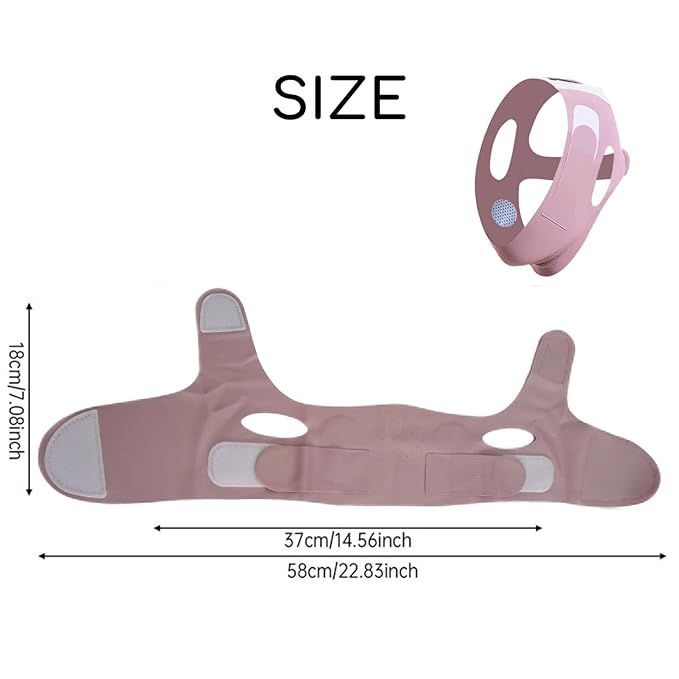 Gua Sha Facial Tools - Jade Roller for Face Beauty Gift Sets Reduces Puffiness, Sleep Mask, Face Lifting Double Chin Strap, Skin Care Massage Self Care Gift for Women-GlimoraGlow