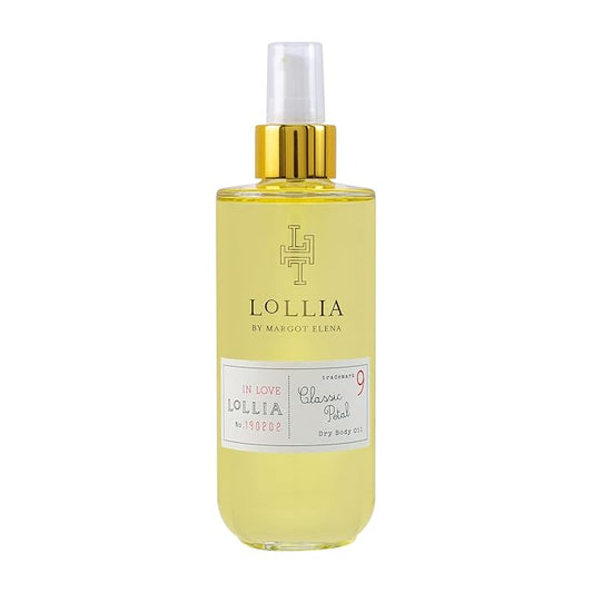 LOLLIA In Love Dry Body Oil, 6.8 Fl. Oz. – Classic Petal – Women’s, Scented, Moisturizing, Dry Body Oil for Women, For All Skin Types-GlimoraGlow