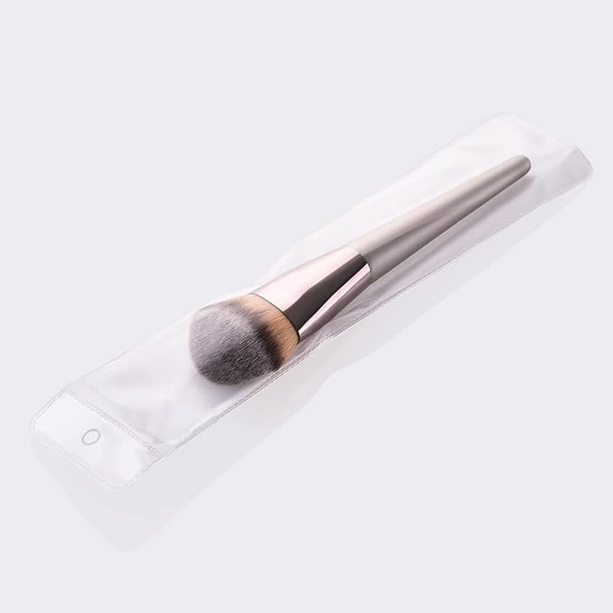 Professional Angled Foundation Brush Premium Synthetic Kabuki Makeup Brush Bronzer Contour Brush Cosmetic Applicator for Blending Liquid Powder BB Cream Vegan Brochas de Maquillaje-GlimoraGlow