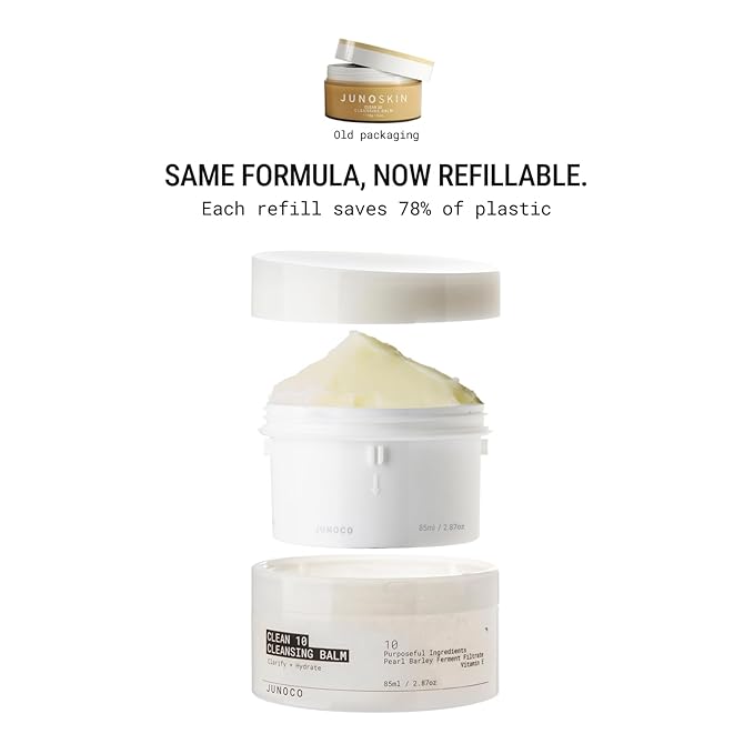 JUNO & Co. Clean 10 Cleansing Balm 10 Ingredients Makeup Remover 85g / 3.0oz-GlimoraGlow