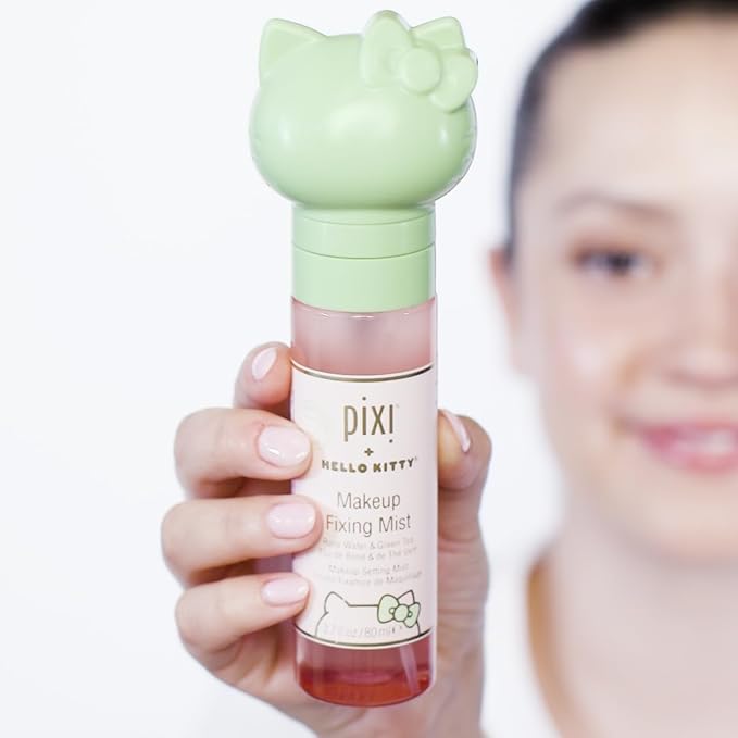 Pixi + Hello Kitty Makeup Fixing Mist |Lightweight Setting Spray | 80 ml / 2.7 fl oz-GlimoraGlow