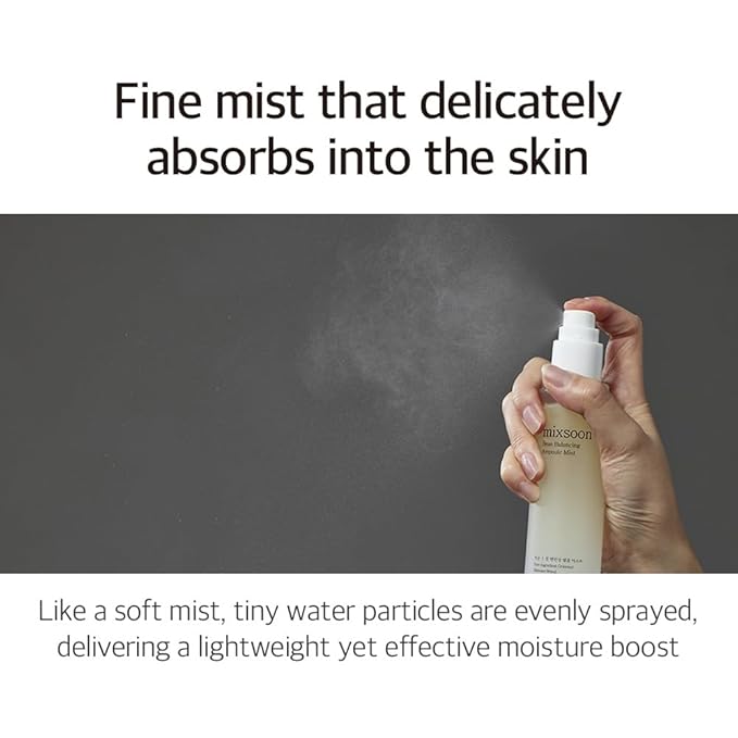 mixsoon Bean Balancing Ampoule Mist Skin moisturizer and Oil balance For Hydrated Radiance Korean Glass Skin Care 3.38 fl. oz. / 100ml-GlimoraGlow