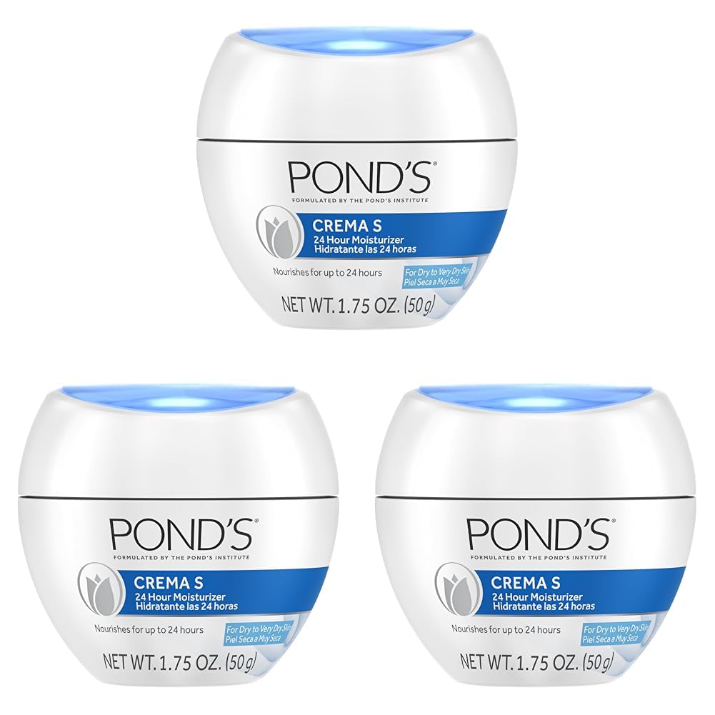 POND'S Nourishing Moisturizing Cream, Crema S 1.75 oz (Pack of 3)-GlimoraGlow