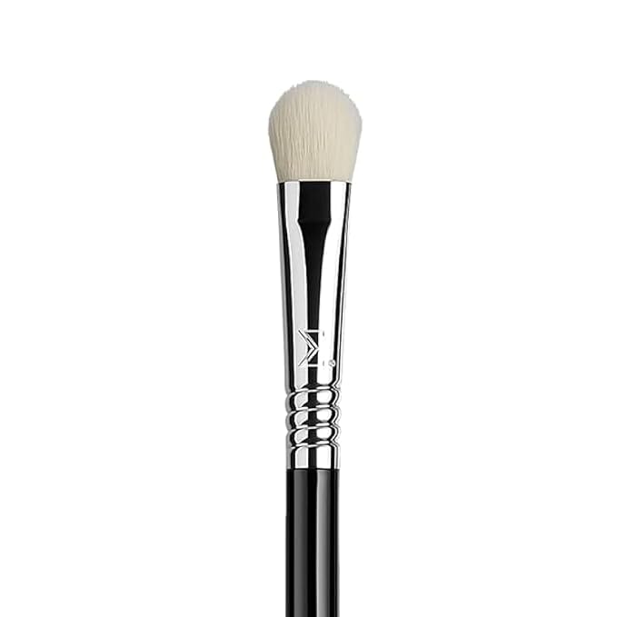 Sigma Beauty Professional E28 Detail Buffer Brush – Professional Eyeshadow Brush for Seamless Cream or Liquid Eyeshadow Blending, Packing on Metallic Shades & Highlighting the Brow Bone (1 Brush)-GlimoraGlow