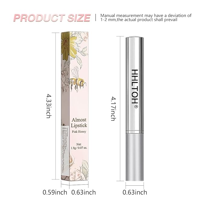 1PCS Orange Pink Honey Tinted Lip Balm Lipstain Lip Tint - Sheer Hydrating Long-Lasting Lipstick for Women All Skin Tones - Moisturizing Lip Gloss, Nourishing Lip Balm with Natural Cherry Tint-GlimoraGlow