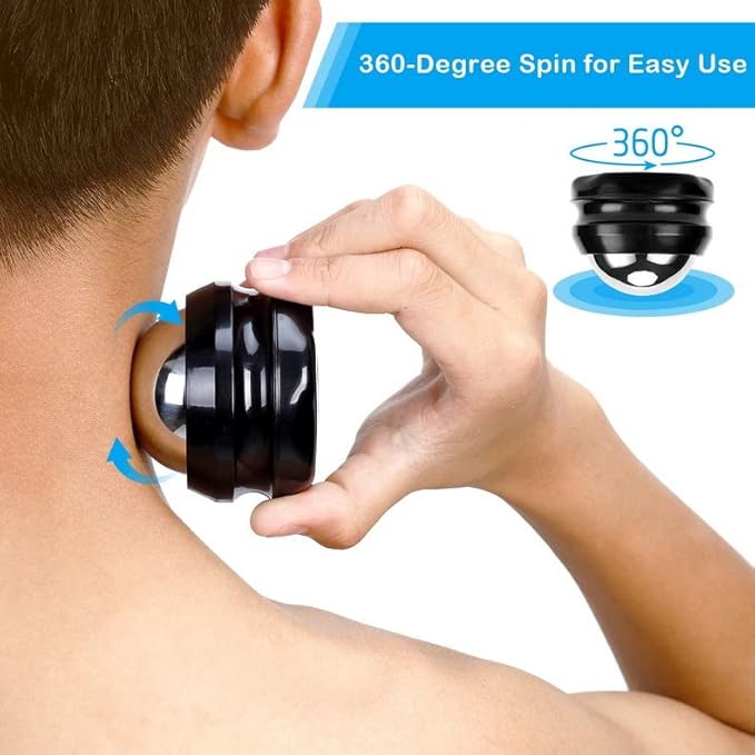 2-Pack Cryosphere Cold Massage Roller Ball,Manual Massage Ball for Heat and Ice Therapy,Self Massage Tool for Reliefs Muscle Pain,Decrease Inflammation,Reduces Stress¡­-GlimoraGlow