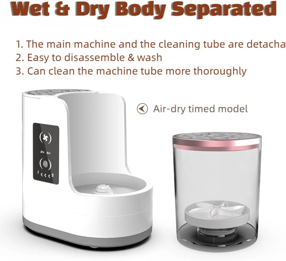 Vellura Makeup Brush Cleaner, Vellura Brush Cleaner, Machine with Makeup Brush, Dryer-Holder-Portable & Automatic, Clean Any Mess with One Click (1*PC)-GlimoraGlow