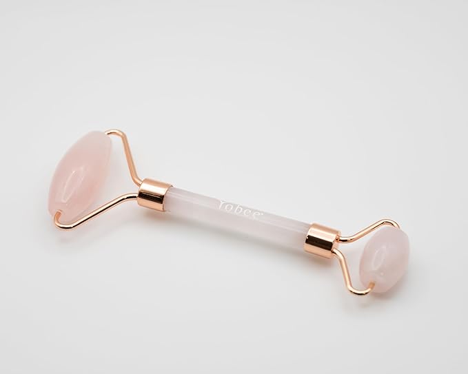 Yobee Face Roller Massager, Rose Quartz, Gua Sha Anti Aging Wrinkles Puffiness Acupressure Facial Skin Care Gift for Women-GlimoraGlow