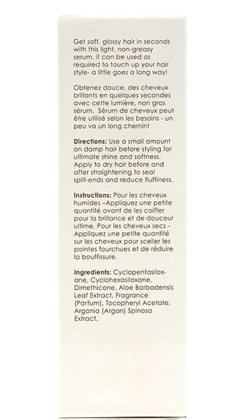 Evolution Argan Oil Serum - Vitamin E Treatment for Softening and Straightening Dry Hair - With Aloe Vera (4 Pack)-GlimoraGlow