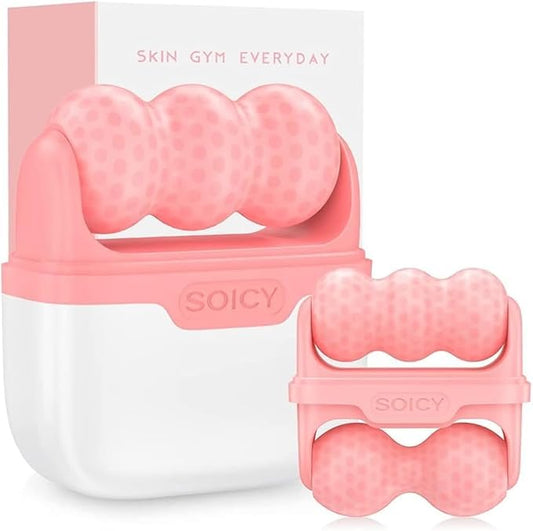 OPENDGO Ice Roller for Face Facial Massager for Eye Puffiness, Reduces Wrinkles, 2 in 1 Facial Skin Care Tool for Body Cold Therapy Tools-GlimoraGlow