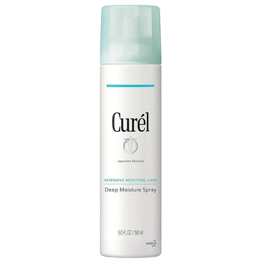 Curel Japanese Skin Care Deep Moisture Spray, Spray on Moisturizer for Dry Skin, Face Hydrating spray with Ceramides, 5 Oz-GlimoraGlow
