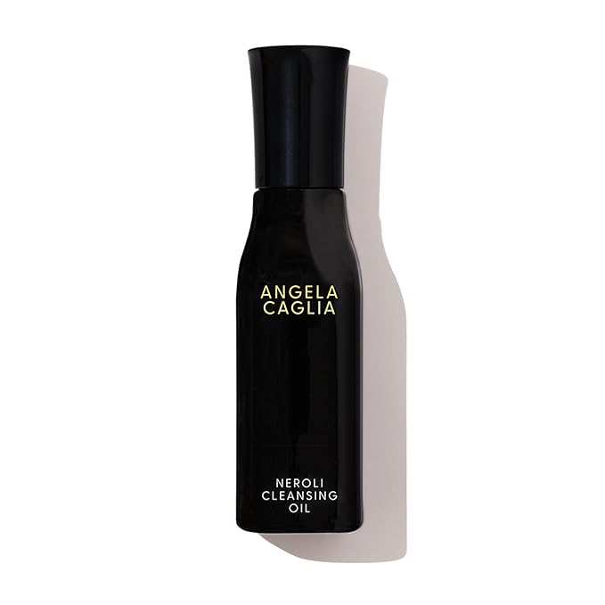 Angela Caglia Neroli Cleansing Oil - Makeup Remover & Face Cleanser with Lipid-Lock Technology - Organic Moringa, Marula, Black Currant & Neroli Oils - Soothing Hydration & Barrier Support-GlimoraGlow