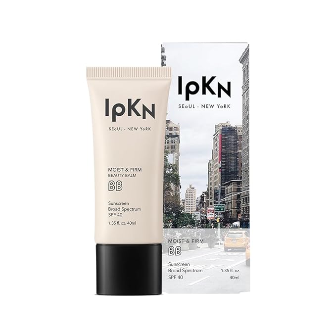 IPKN Moist & Firm BB Cream - Ultra-Hydrating Daily BB Cream with or without SPF40 - Lightweight, Non-Greasy Face Base with Antioxidants for Smooth, Radiant Skin-GlimoraGlow