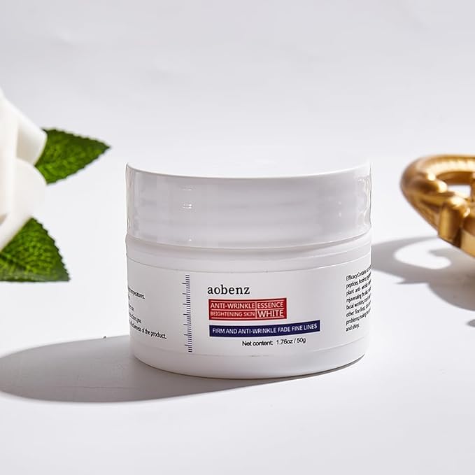 SINPIN aobenz Anti Aging Moisturizer Face Cream for Women & Men - Night Cream for Face & Neck | All Skin Types | Niacinamide + Hyaluronic Acid | Firming, Tightening, Anti Wrinkle, 1.76FL (2PCS)-GlimoraGlow