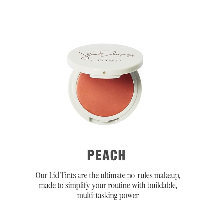 Jillian Dempsey Lid Tint: Satin Cream Eyeshadow I Easy Application for a Natural Shimmer or a Layered Matte Finish I Peach-GlimoraGlow