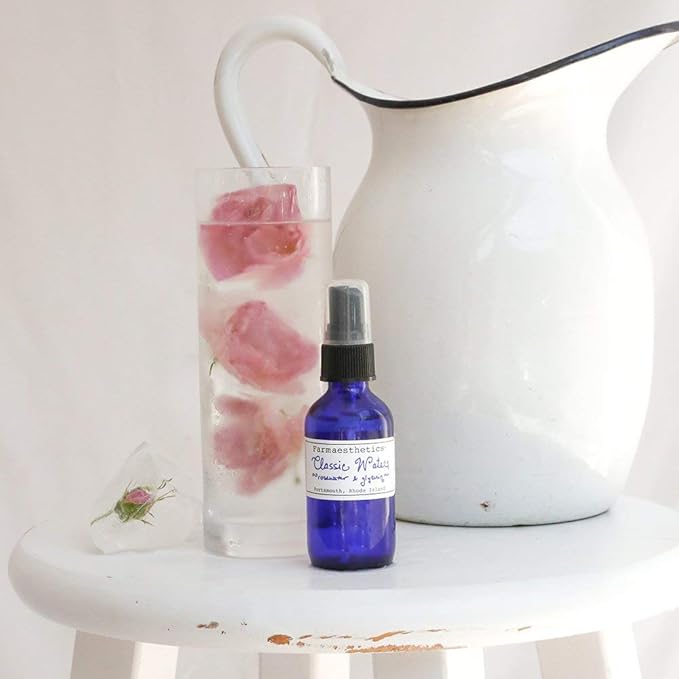 Farmaesthetics Classic Waters Rosewater and Glycerin (2 fl oz) | Ethically Sourced Sustainable Beauty | Clean, All Natural, Small Batch Skincare-GlimoraGlow