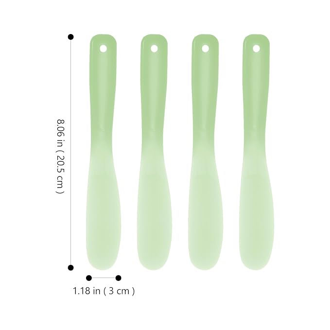 10pcs Tool Stick Makeup Spatulas Makeup Scoop Cosmetic Scoop Sampling Spatula Cosmetics Mixing Spatulas Cosmetic Applicator Spoon Large Mixing Spoon-GlimoraGlow